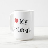 J'aime ma tasse de Granddogs (Devant gauche)