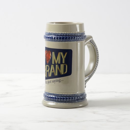 J'aime ma tasse de marque (Devant droit)