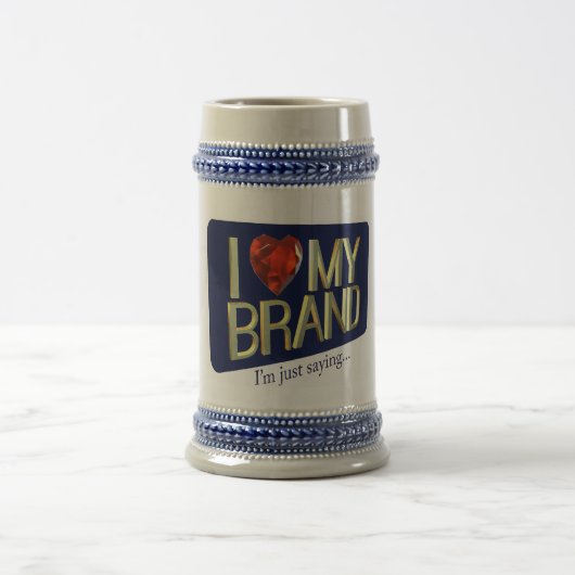 J'aime ma tasse de marque (Centre)