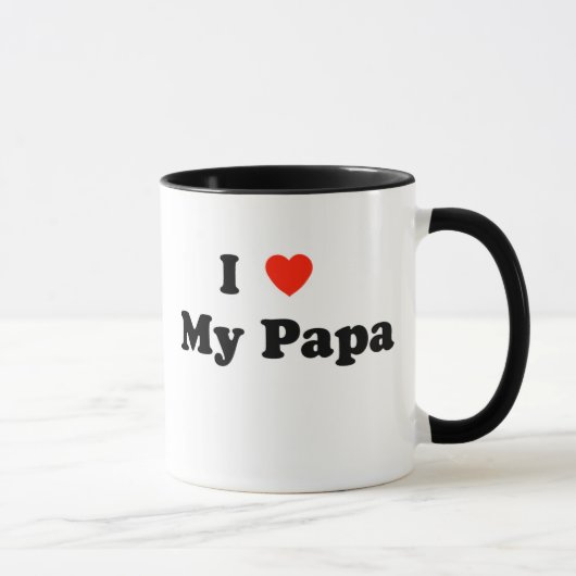J'aime ma tasse de papa (Droite)