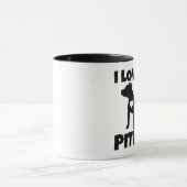 J'aime ma tasse de Pitbull (Centre)