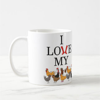 J'aime ma tasse de poulets (le gaucher)