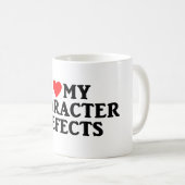 J'AIME MA tasse de sobriété de récupération de (Devant droit)