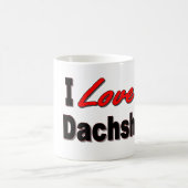 J'aime ma tasse de teckel (Centre)
