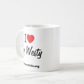 J'aime ma tasse de Westy (Devant gauche)