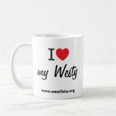 J'aime ma tasse de Westy (Gauche)
