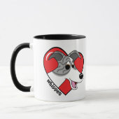 J'aime ma tasse de whippet (Gauche)