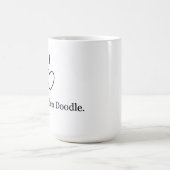 J'aime ma tasse d'or de griffonnage ! (Centre)