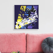 "J'aime ma vie" BMX toile (Insitu(Salon))