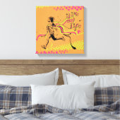 "J'aime ma vie" en toile (Insitu(Chambre))