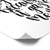 J'Aime Ma Vie Parce Qu'Elle M'A Donné Votre Poster (Coin)