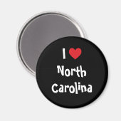J'aime Magnet North Carolina (Recto/Verso)