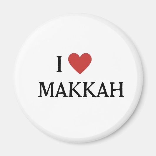 J'AIME MAKKAH MAGNET (Devant)
