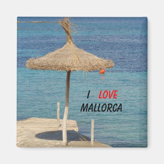 J'aime Mallorca - Magnet souvenir (Devant)