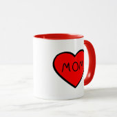 J'aime maman mug (Devant droit)