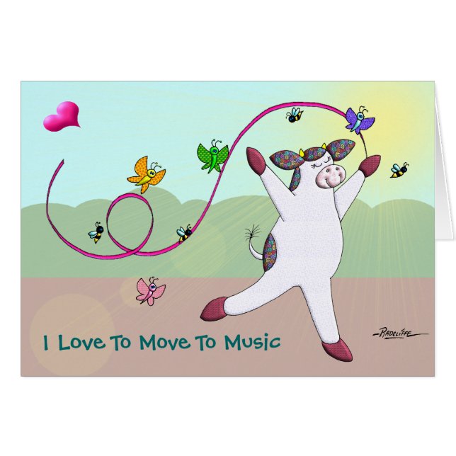 J'aime me déplacer à la musique (Devant horizontal)