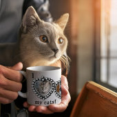 j'aime mes chats 3 Photos Mug