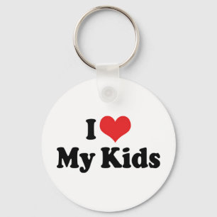 J'aime mes enfants Porte-clés