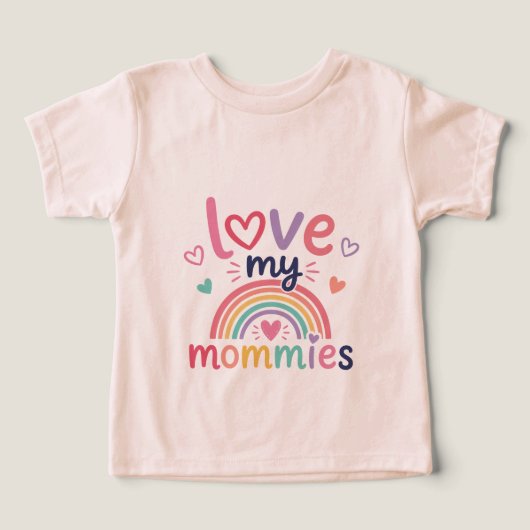 J'aime mes mamans petite fille (Design Recto)