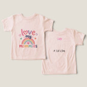 J'aime mes mamans petite fille (Design Recto & Verso)