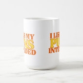 J'Aime Mes Puns Destinés À La Mug De Café (Centre)