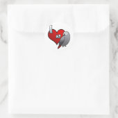 J'aime mes Stickers Timneh African Grey (Sac)