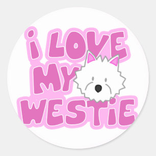 J'Aime Mes Stickers Westie