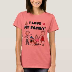 J'aime mes T-shirts et cadeaux de famille