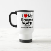 J'Aime Mes TROIS Chiens De Boxer Mug (Gauche)