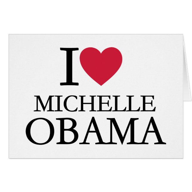 J'aime Michelle Obama (Devant horizontal)
