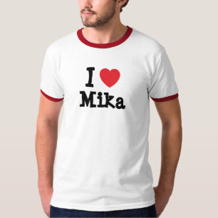 J'aime Mika coeur T-shirt