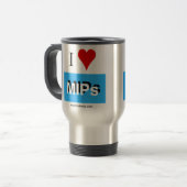 J'aime MIP 3 tasse de voyage (Devant gauche)