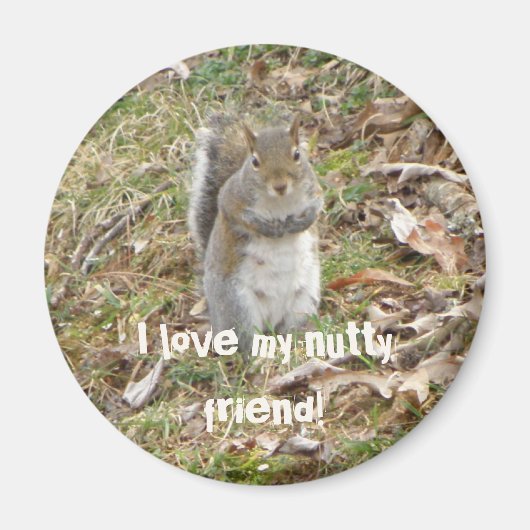 J'aime mon ami de la noix, Squirrel Magnet (Devant)