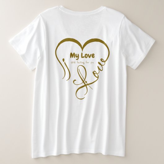 J'aime mon amour 🖤 : Toujours en train de tomber (Design dos)