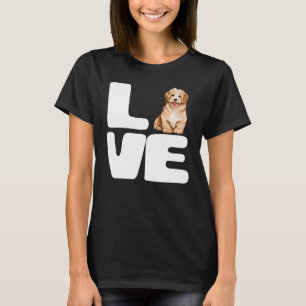 J'aime Mon Bichon Havanais L'amour Liefde Frans La T-shirt