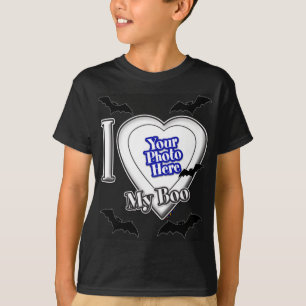J'Aime Mon Boo Avec Ta Photo Avec T-Shirt Bats