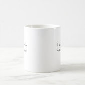 J'aime mon café avec ma Mug d'oxygène (Centre)