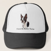 J'aime mon casquette de Boston Terrier (Devant)