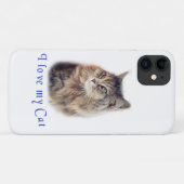 J'aime mon chat Coque-Mate coque iphone (Dos (Horizontal))