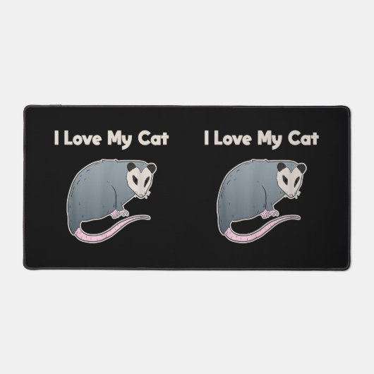 J'Aime Mon Chat Drôle Opossum (Recto)