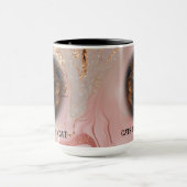 J'aime mon chat Texte personnalisé Mug café person (Centre)