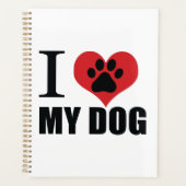 J'aime mon chien jeter l'oreiller (Devant)