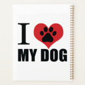 J'aime mon chien jeter l'oreiller (Dos)