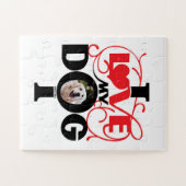 J'AIME MON CHIEN JIGSAW PUZZLE (Horizontal)