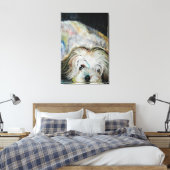 J'aime mon chien toile imprimée (Insitu(Chambre))
