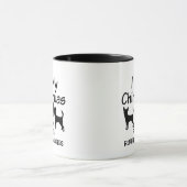 J'Aime Mon Chihuahua Chiens Mug (Centre)
