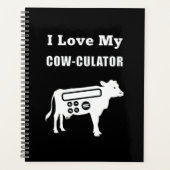 J'Aime Mon Cow-culator Funny Math Calculator Pun (Devant)