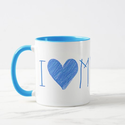 J'Aime Mon Dachshund Mug (Gauche)