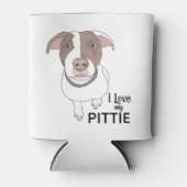 J'Aime Mon Glacière De Bière Pittie (Devant)