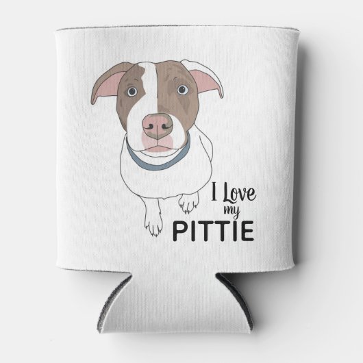 J'Aime Mon Glacière De Bière Pittie (Devant)